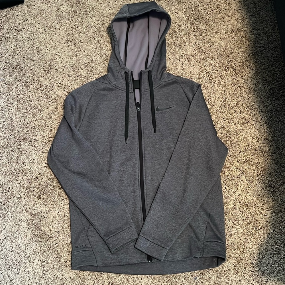 Nike full zip dry fit sweatshirt